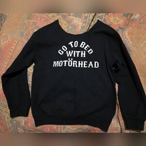 Black Motörhead Graphic Sweatshirt